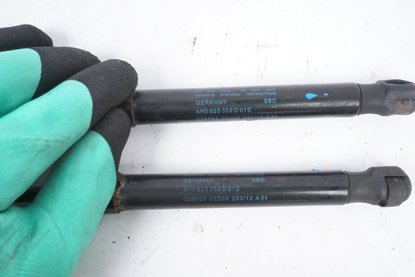 2011 - 2017 Audi A8L A8 Hood Lift Support Shock Strut Left & Right OEM