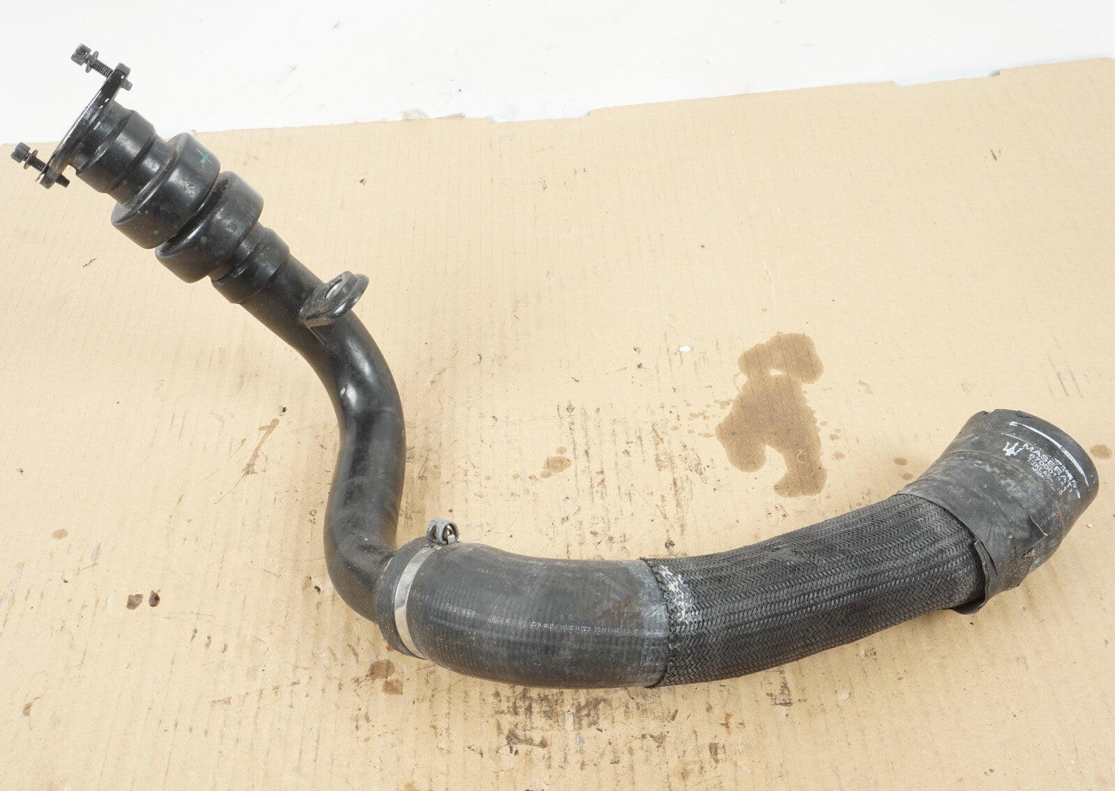 14-17 MASERATI QUATTROPORTE 3.0L RIGHT INTERCOOLER INTAKE HOSE PIPE OEM
