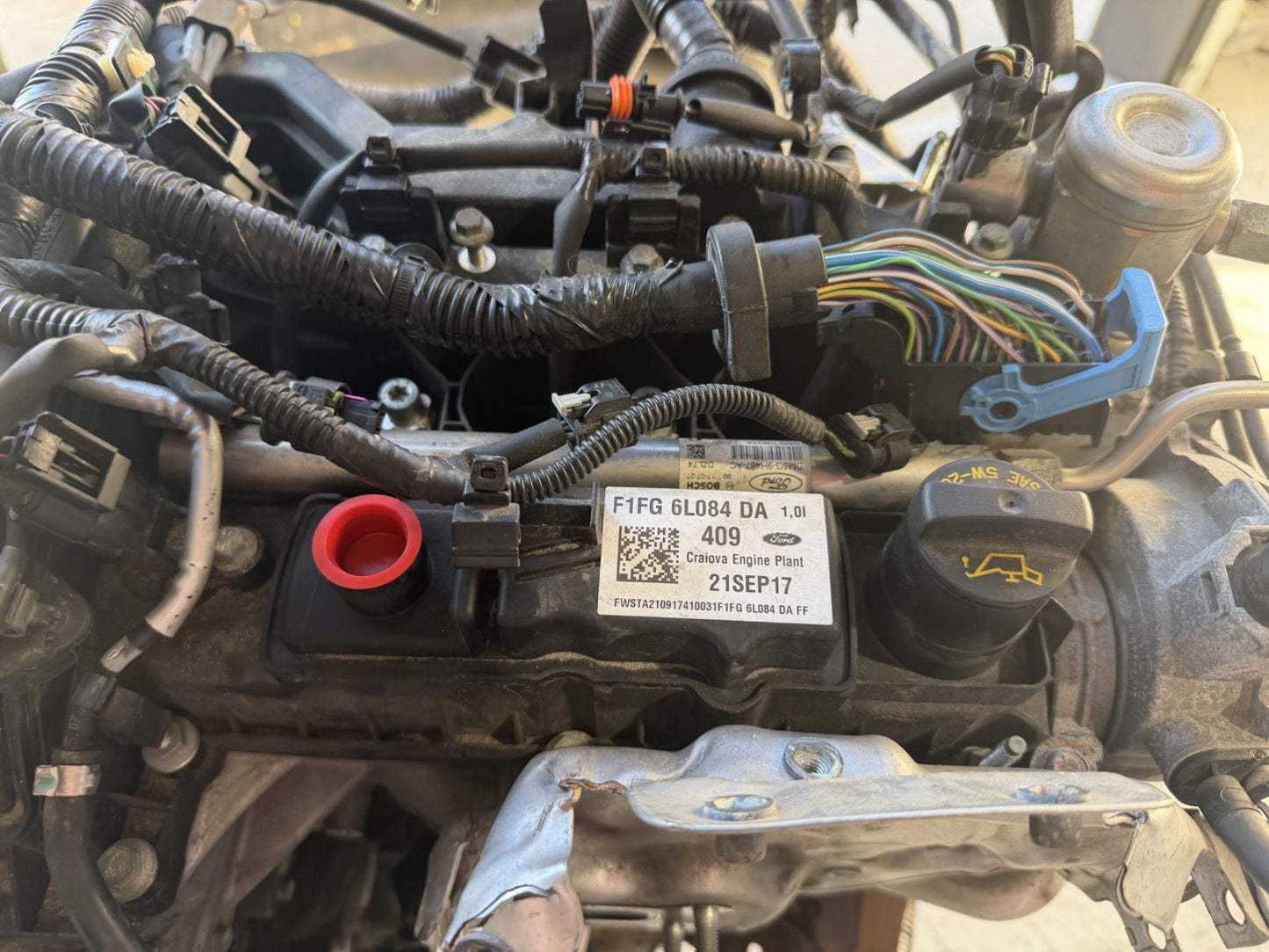 2015 2016 2017 2018 Ford Focus 1.0 1.0L Turbo MOTOR  ENGINE ONLY 16K MILES