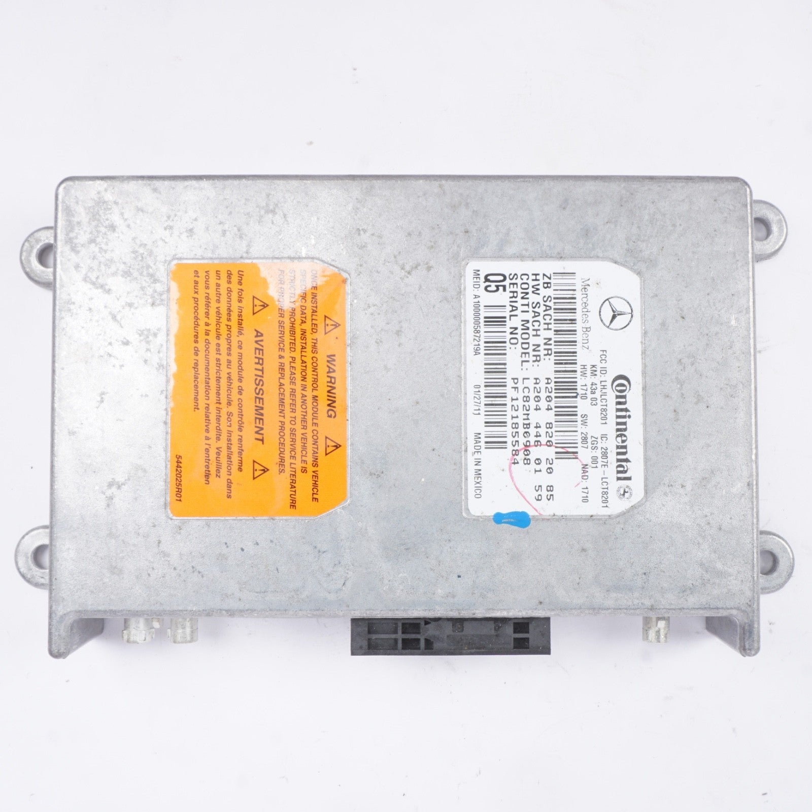 06-09 Mercedes W219 CLS550 ML350 CLK550 CL550 Phone Voice Control Module OEM