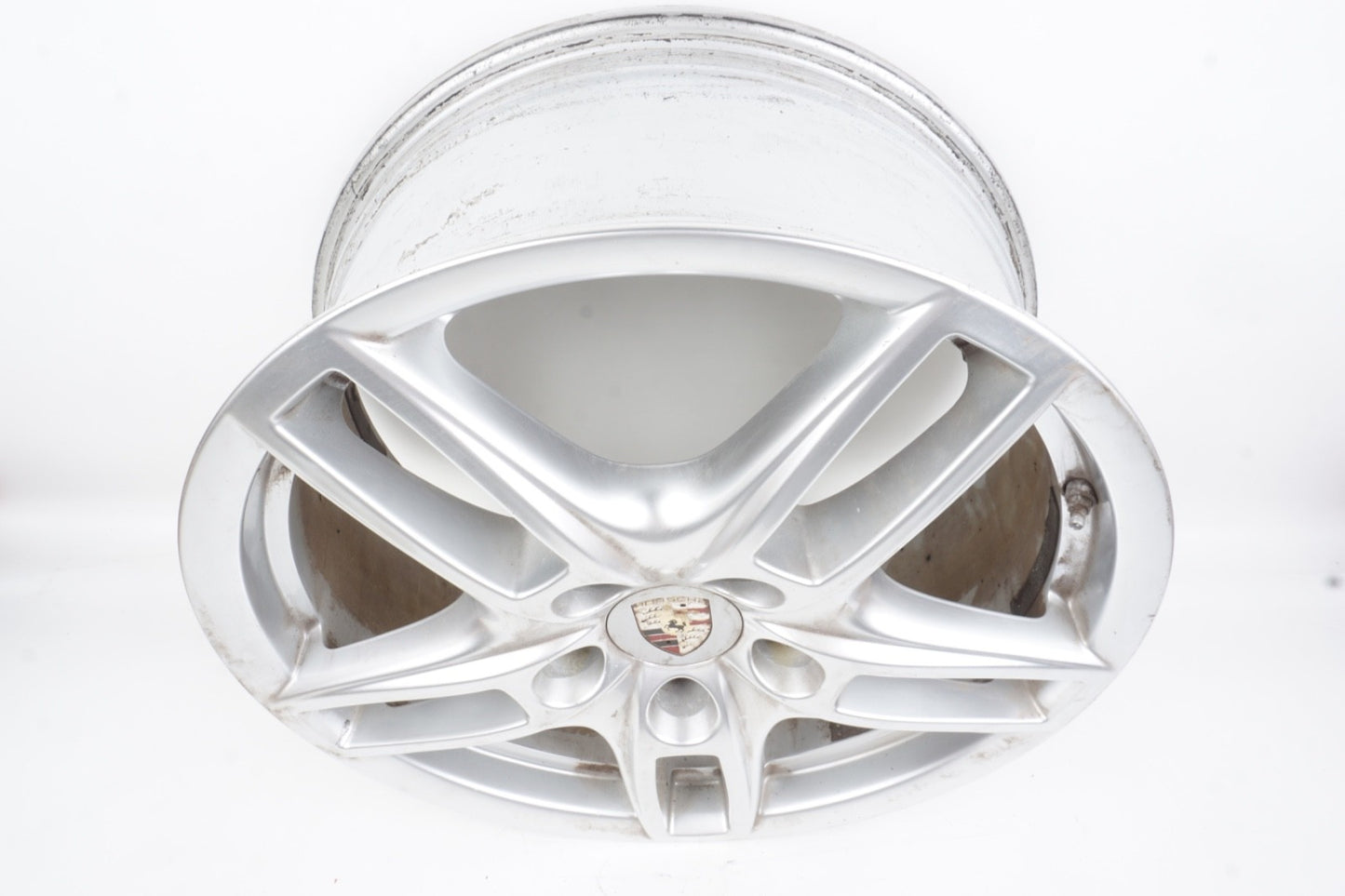 2011-2018 Porsche Cayenne 958 Turbo 8.5 X 19 19" Wheel Rim Silver 7P5601025A OEM