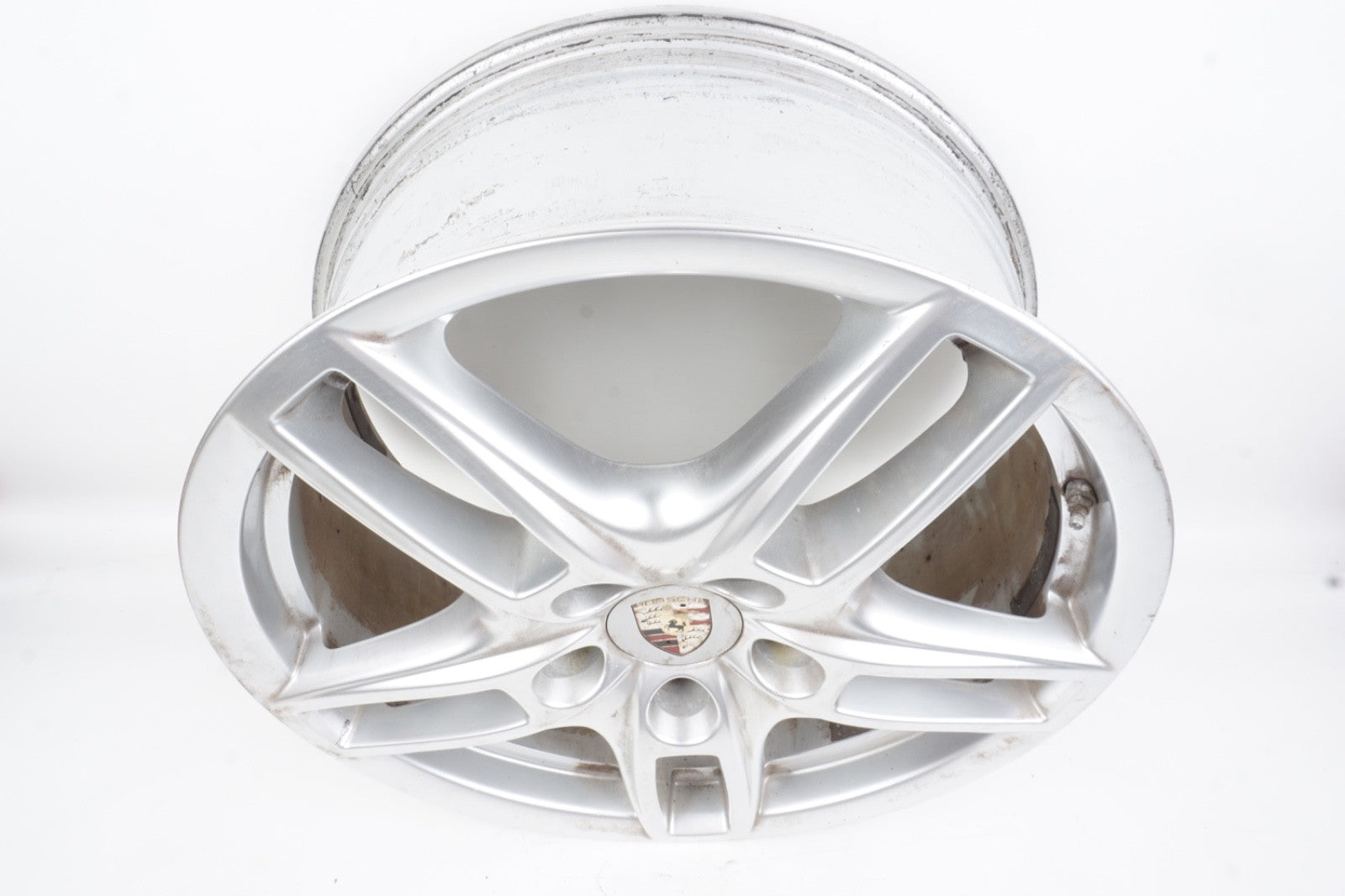 2011-2018 Porsche Cayenne 958 Turbo 8.5 X 19 19" Wheel Rim Silver 7P5601025A OEM