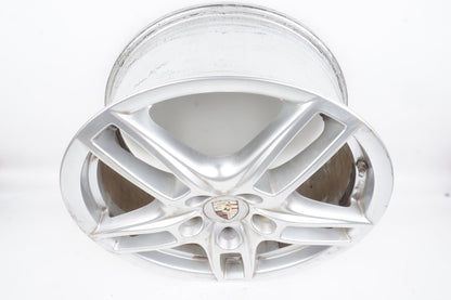 2011-2018 Porsche Cayenne 958 Turbo 8.5 X 19 19" Wheel Rim Silver 7P5601025A OEM