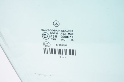 10-16 Mercedes E350 E550 W212 OEM Front Right Side Door Window Glass