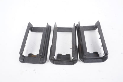 2014-2024 Maserati Ghibli Front Right Pass Seat Track Cover Trim Set Of 3 OEM