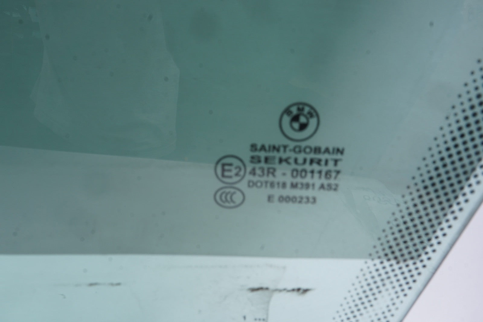 07-13 OEM BMW E93 M3 335 Convertible Front LEFT DRIVER Door Window Glass