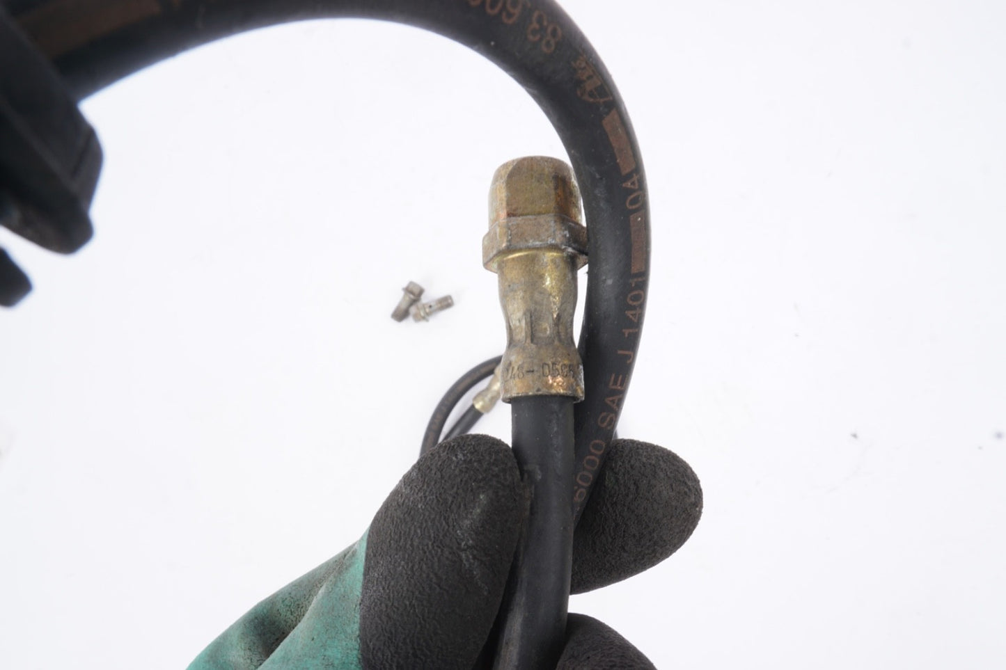 Vintage Genuine Mercedes Brake Line Hose PAIR