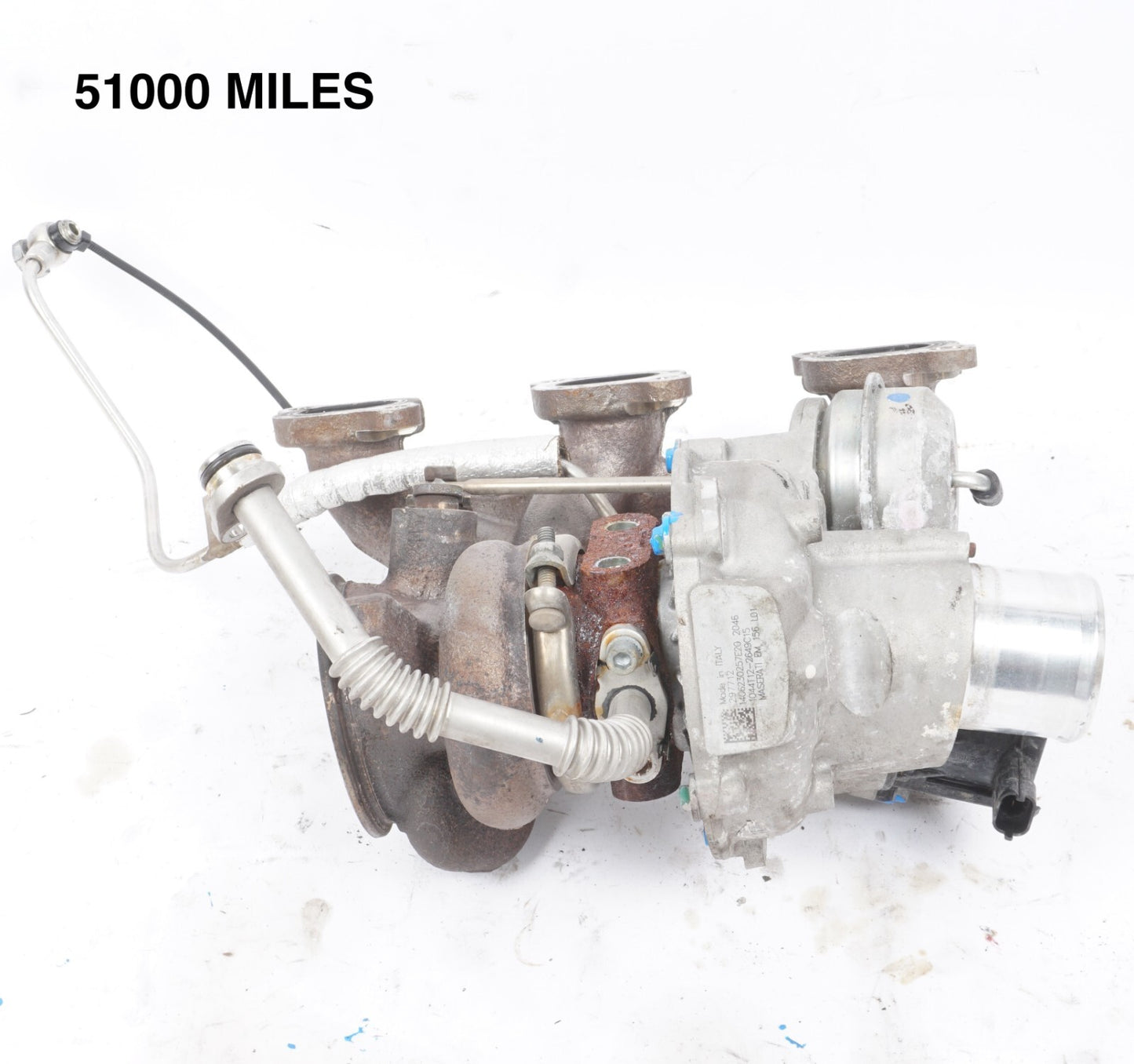 2014-2019 Maserati Ghibli 3.0L Turbo Turbocharger Left Driver Side OEM 51K