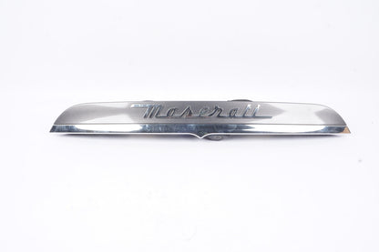 14-19 Maserati Ghibli Rear Trunk Lid Licence Molding Trim Handle W/ Camera OEM
