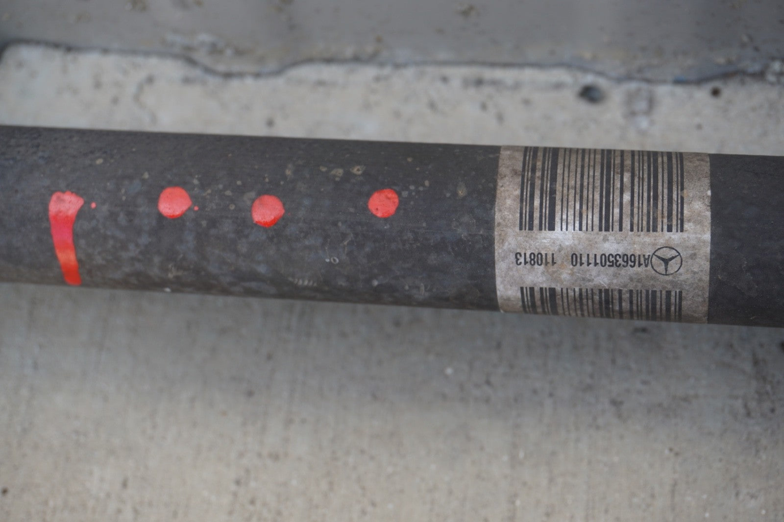 2013 - 2016 Mercedes Benz X166 GL450 Rear Right Driver Side Axle Shaft OEM