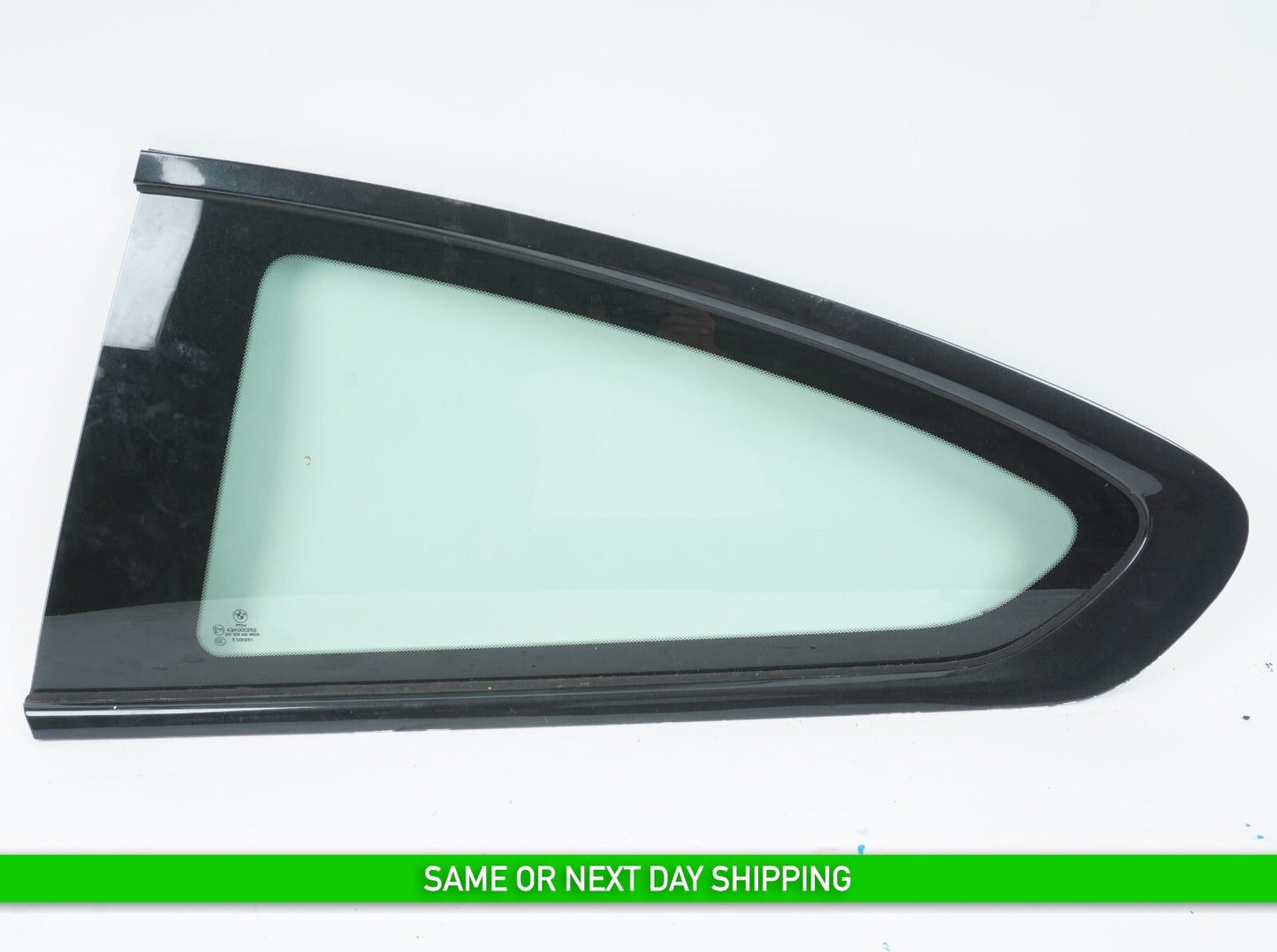 2012 - 2018 BMW 650i 640i COUPE REAR LEFT DRIVER SIDE QUARTER WINDOW GLASS OEM