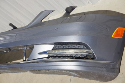 10-13 Mercedes W221 S550 S400 Base Front Bumper Cover Assembly Gray OEM