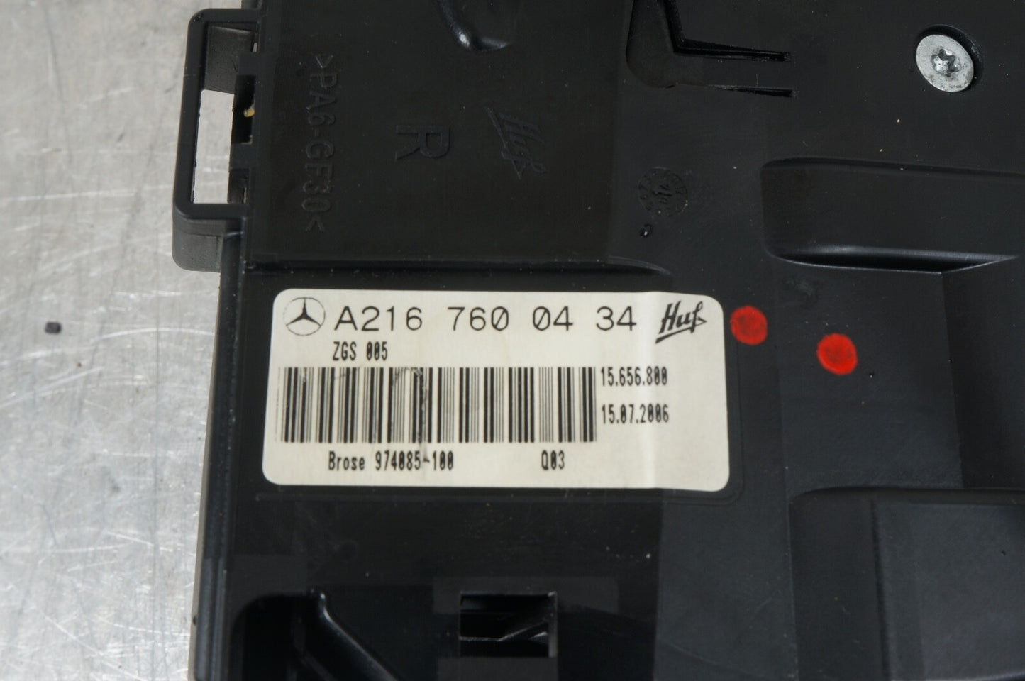 2007-2014 Mercedes W216 CL550 CL600 Right Passenger Side Door Handle Keyless Go