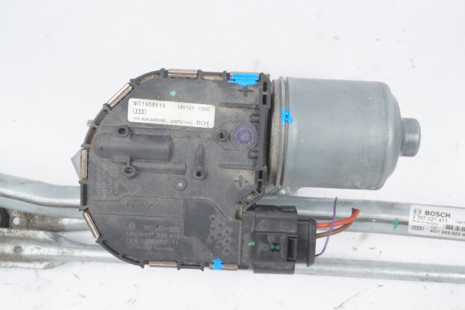 2012 - 2017 Audi A7 Windshield Wiper Motor & Linkage Transmission OEM