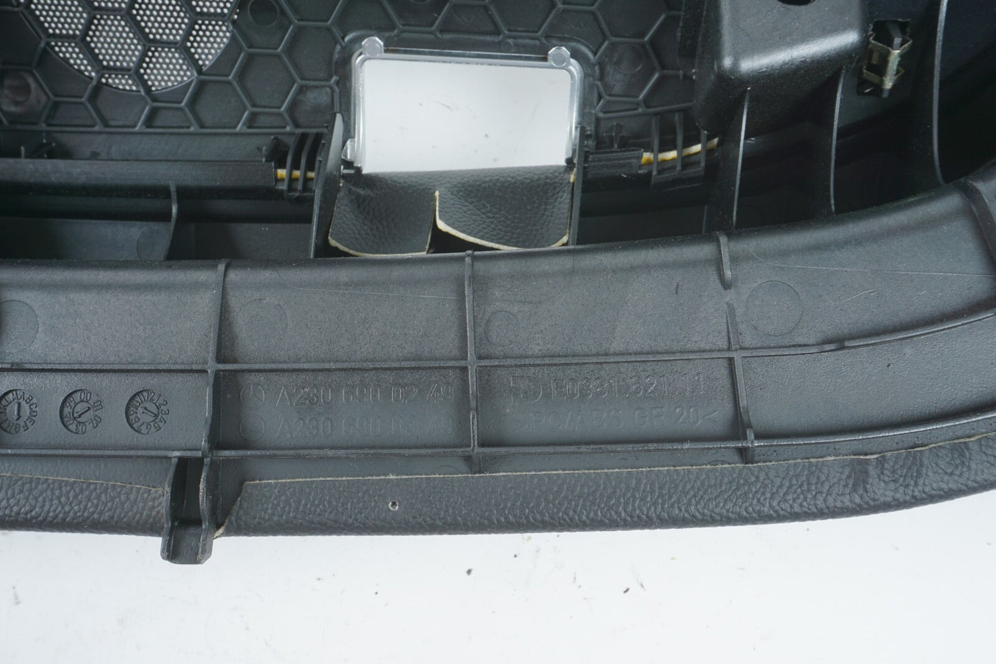 03 - 08 Mercedes R230 SL500 Rear Deck Shelf Speaker Trim Cover Panel OEM