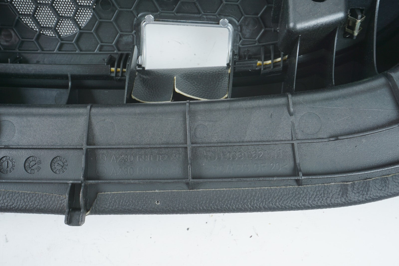 03 - 08 Mercedes R230 SL500 Rear Deck Shelf Speaker Trim Cover Panel OEM