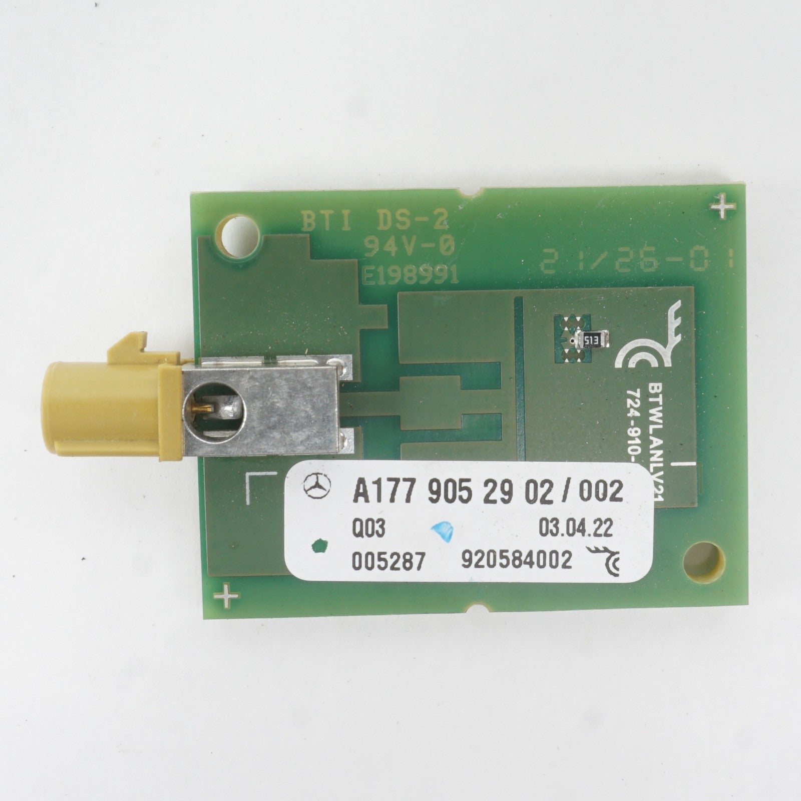 2020 - 2025 Mercedes WLAN Bluetooth Multimedia Control Module 1779052902 OEM