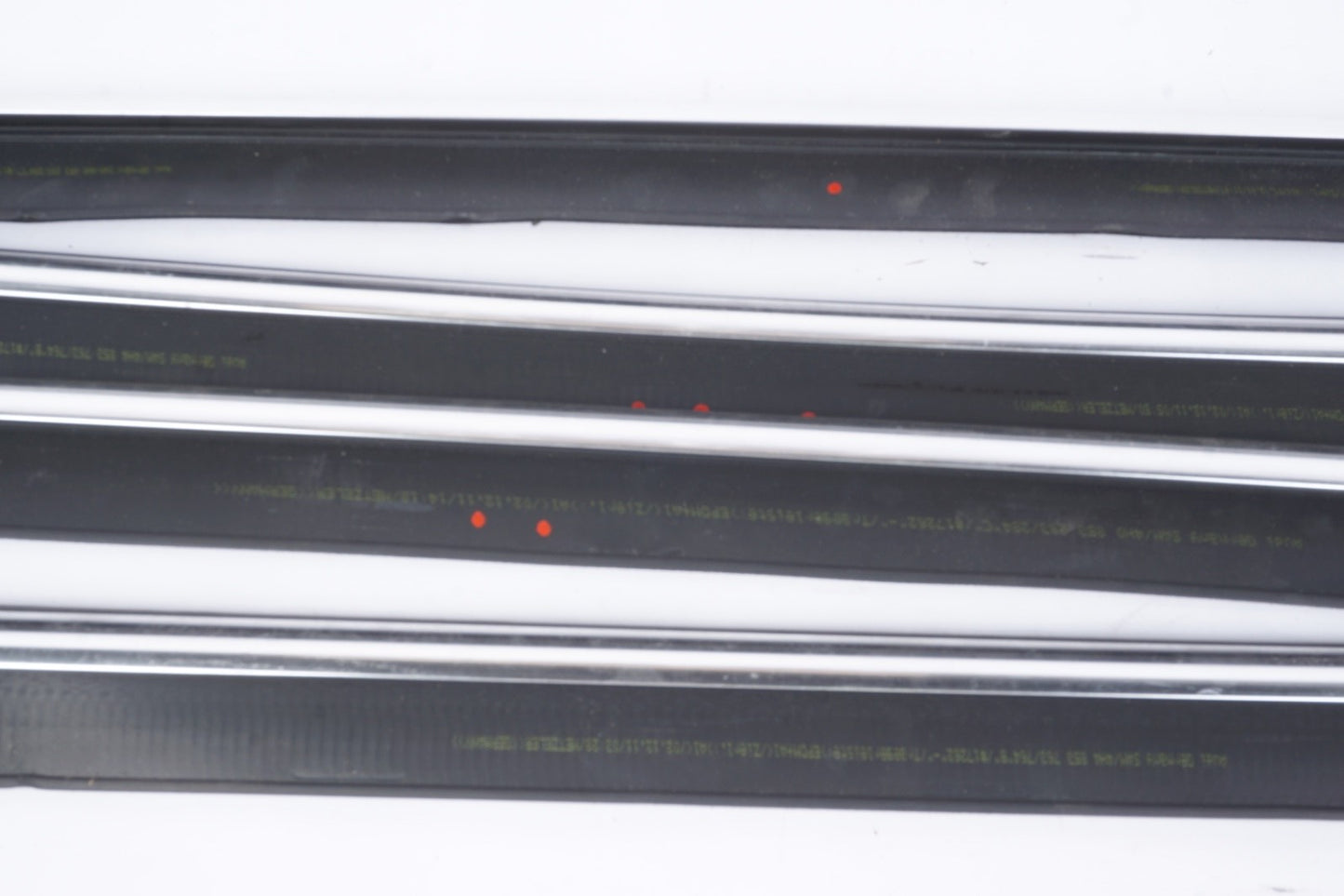 2011-2017 Audi A8L D4 Front Rear Left  Right Door Window Belt Molding Trim  SET