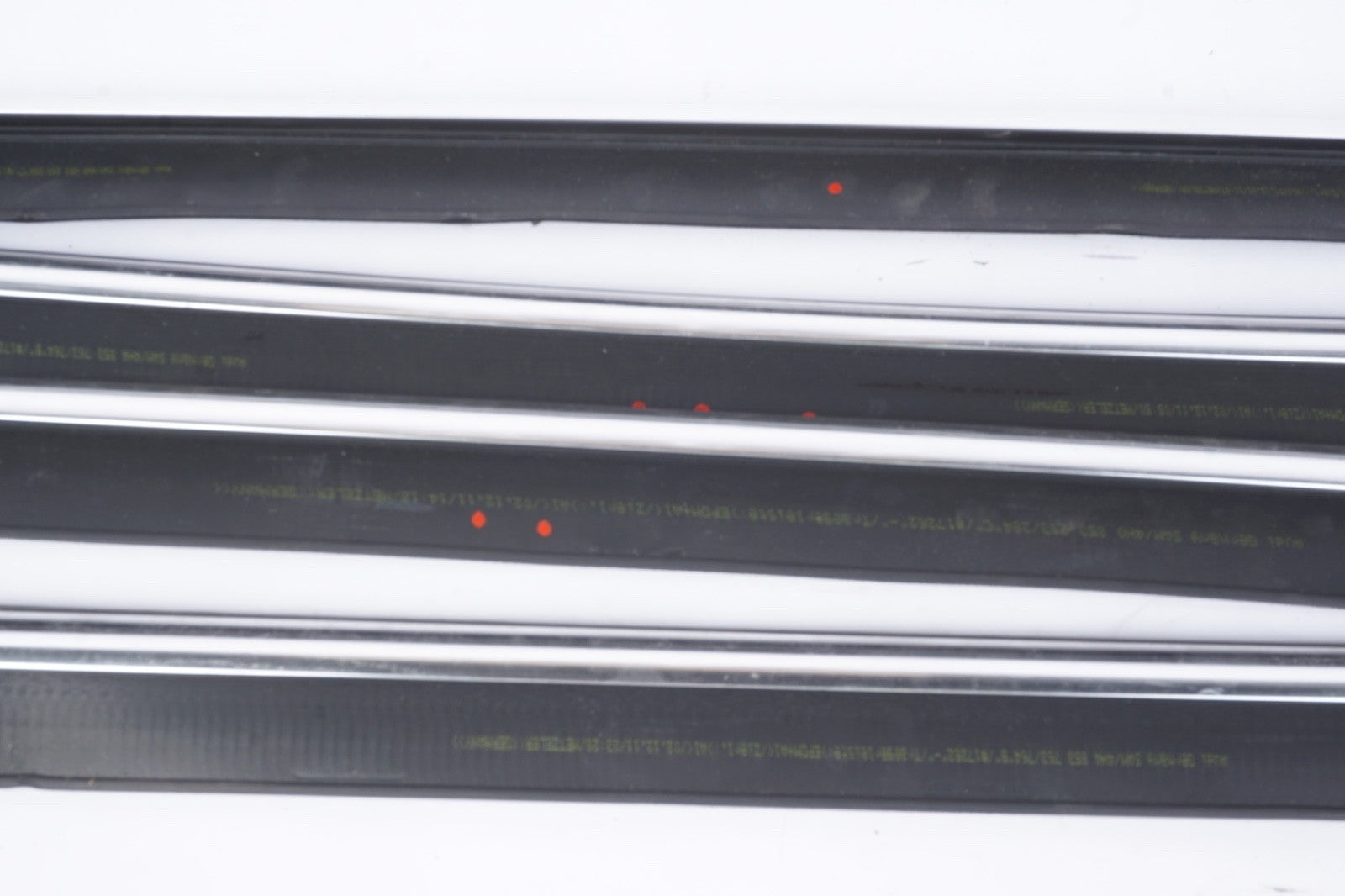 2011-2017 Audi A8L D4 Front Rear Left  Right Door Window Belt Molding Trim  SET