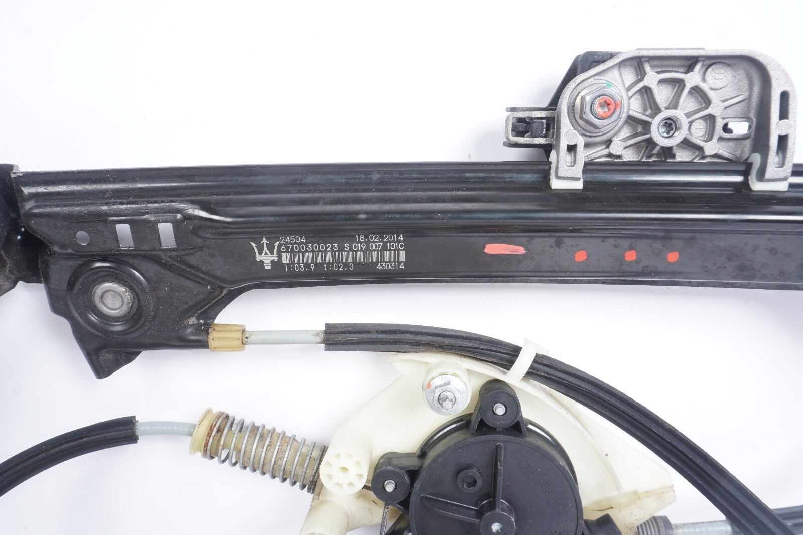 2014-2022 Maserati Ghibli Rear Left Driver Side Window Regulator & Motor OEM