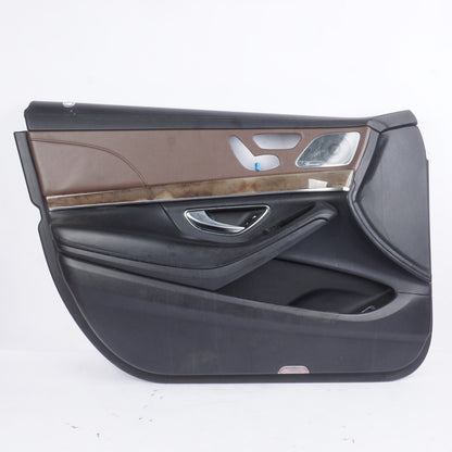 2014 - 2017 MERCEDES S550 W222 FRONT LEFT DOOR TRIM COVER PANEL OEM