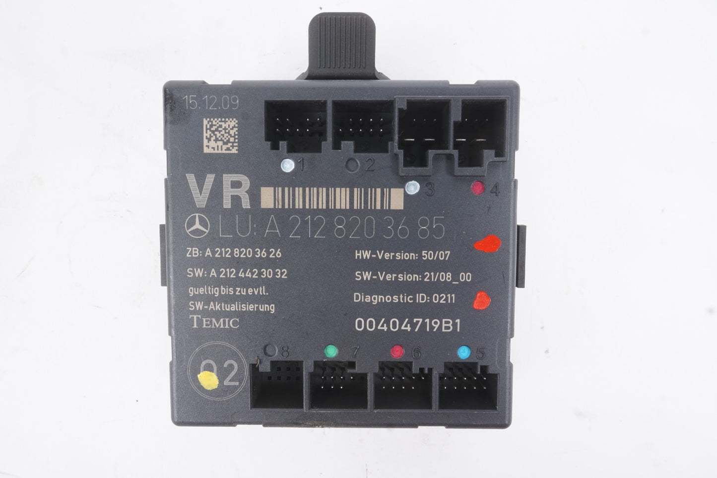 08-14 Mercedes-Benz C300 Front Right  Door Control Module 2128203685 OEM