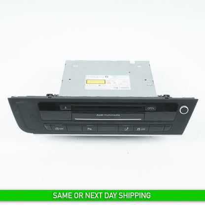 2012 AUDI A7 HEAD UNIT CD PLAYER RADIO MMI MODULE W/ CONTROL PANEL OEM