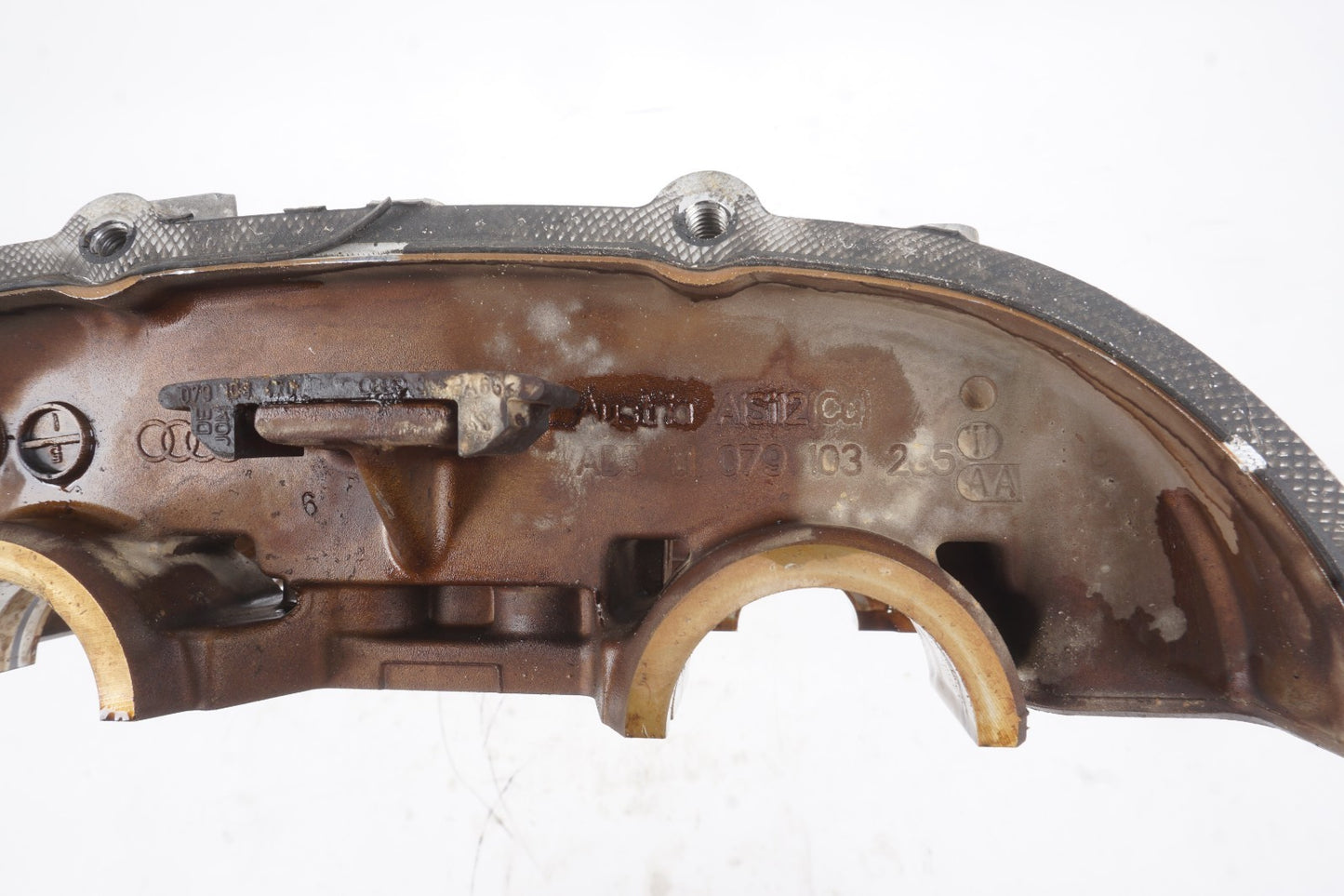 2007-2009 Audi A6 A8 4.2L Left Driver Engine Cylinder Head Camshaft Cover OEM