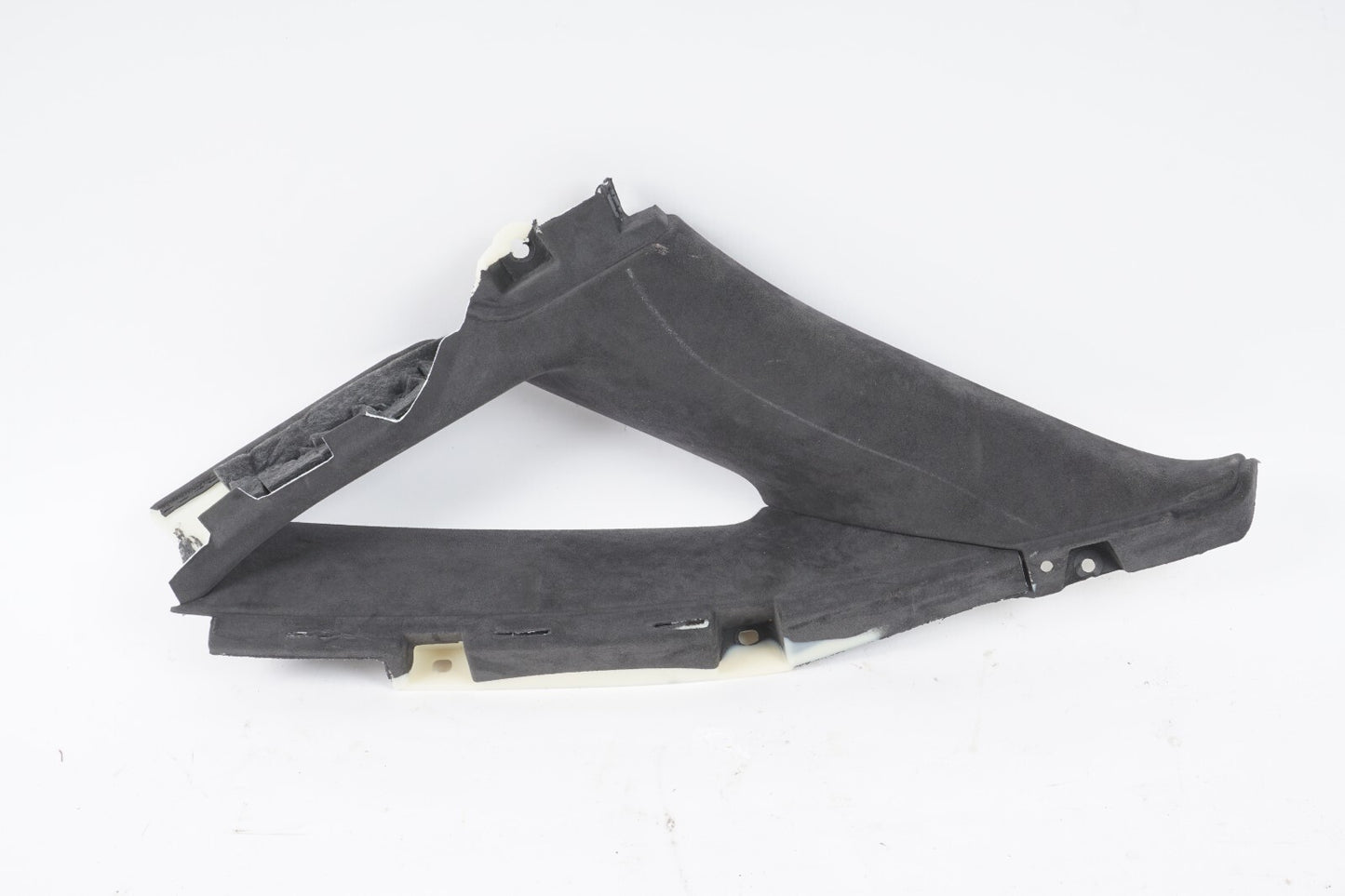 11-17 AUDI A8 A8L S8 REAR RIGHT SIDE C PILLAR QUARTER WINDOW TRIM  ALCANTARA OEM