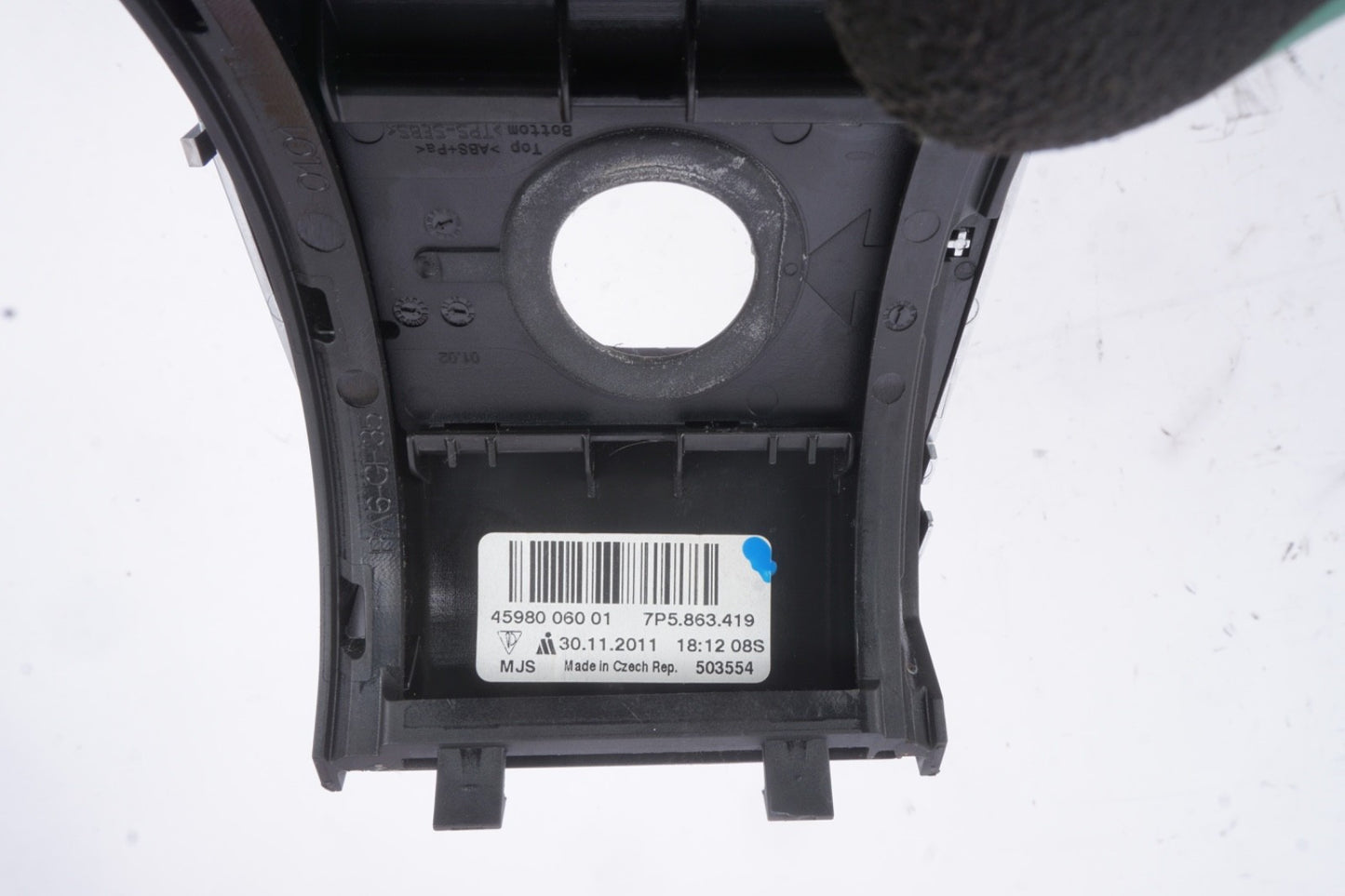 11-18 Porsche Cayenne 958 Center Console Shifter Trim Bezel 7P5863419 OEM