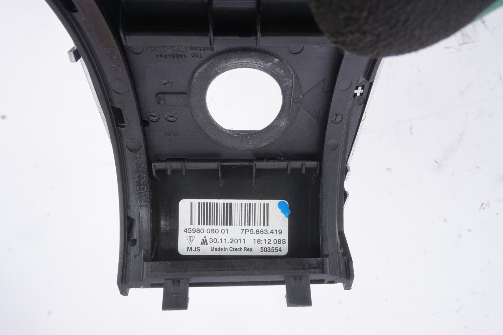 11-18 Porsche Cayenne 958 Center Console Shifter Trim Bezel 7P5863419 OEM