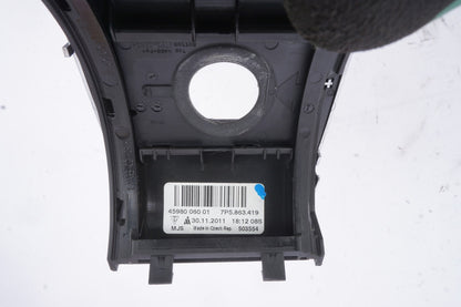 11-18 Porsche Cayenne 958 Center Console Shifter Trim Bezel 7P5863419 OEM