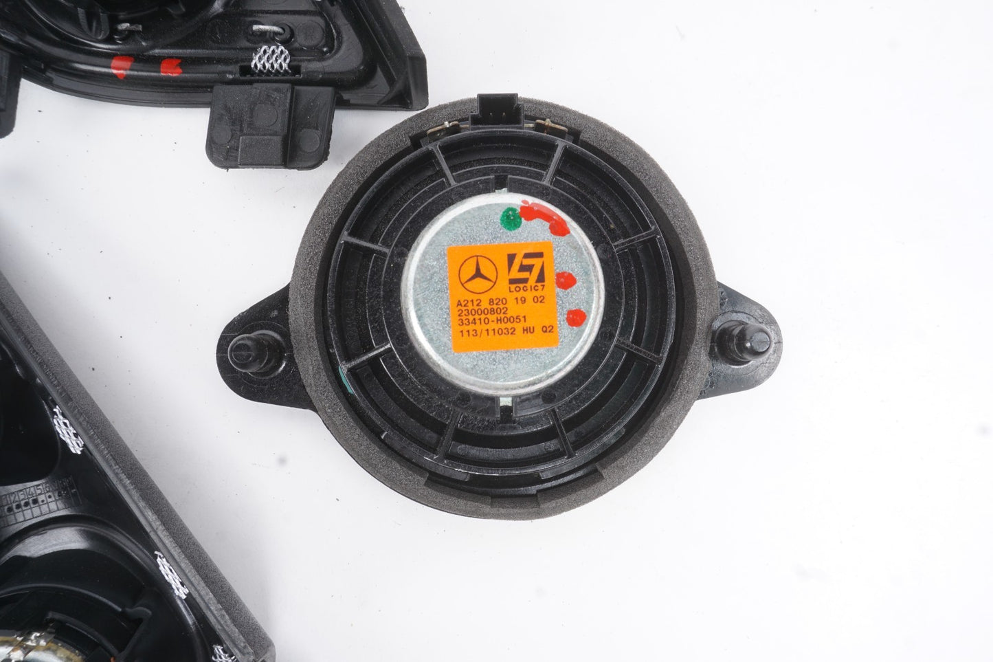 11-17 Mercedes W207 E550 E350 Convertible Audio Speaker Tweeter SET of 11 OEM