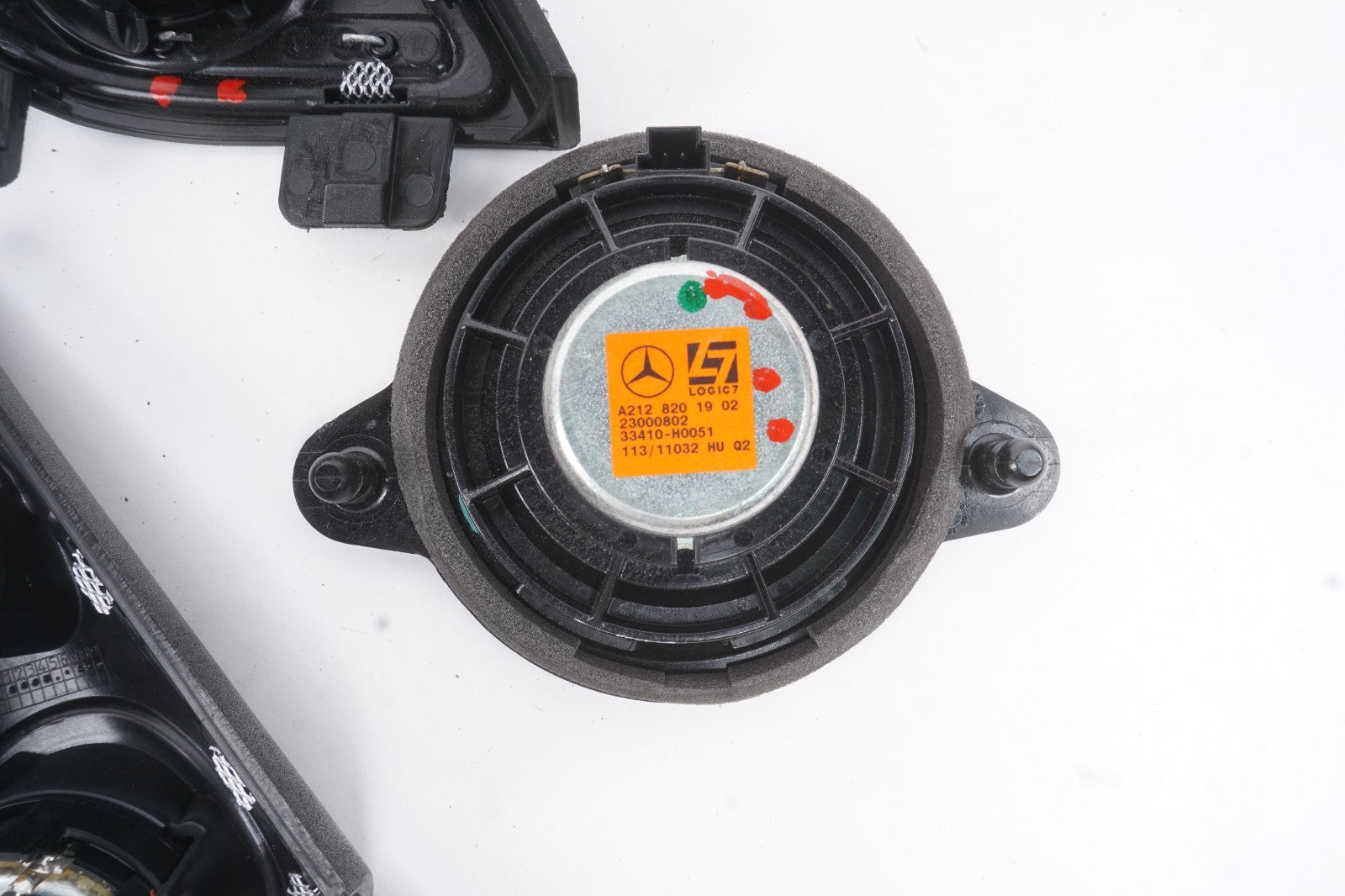 11-17 Mercedes W207 E550 E350 Convertible Audio Speaker Tweeter SET of 11 OEM