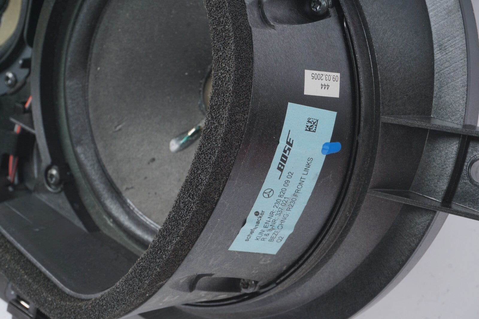 03-08 Mercedes R230 SL550 SL500 Door Audio Speaker Bose Left & Right OEM