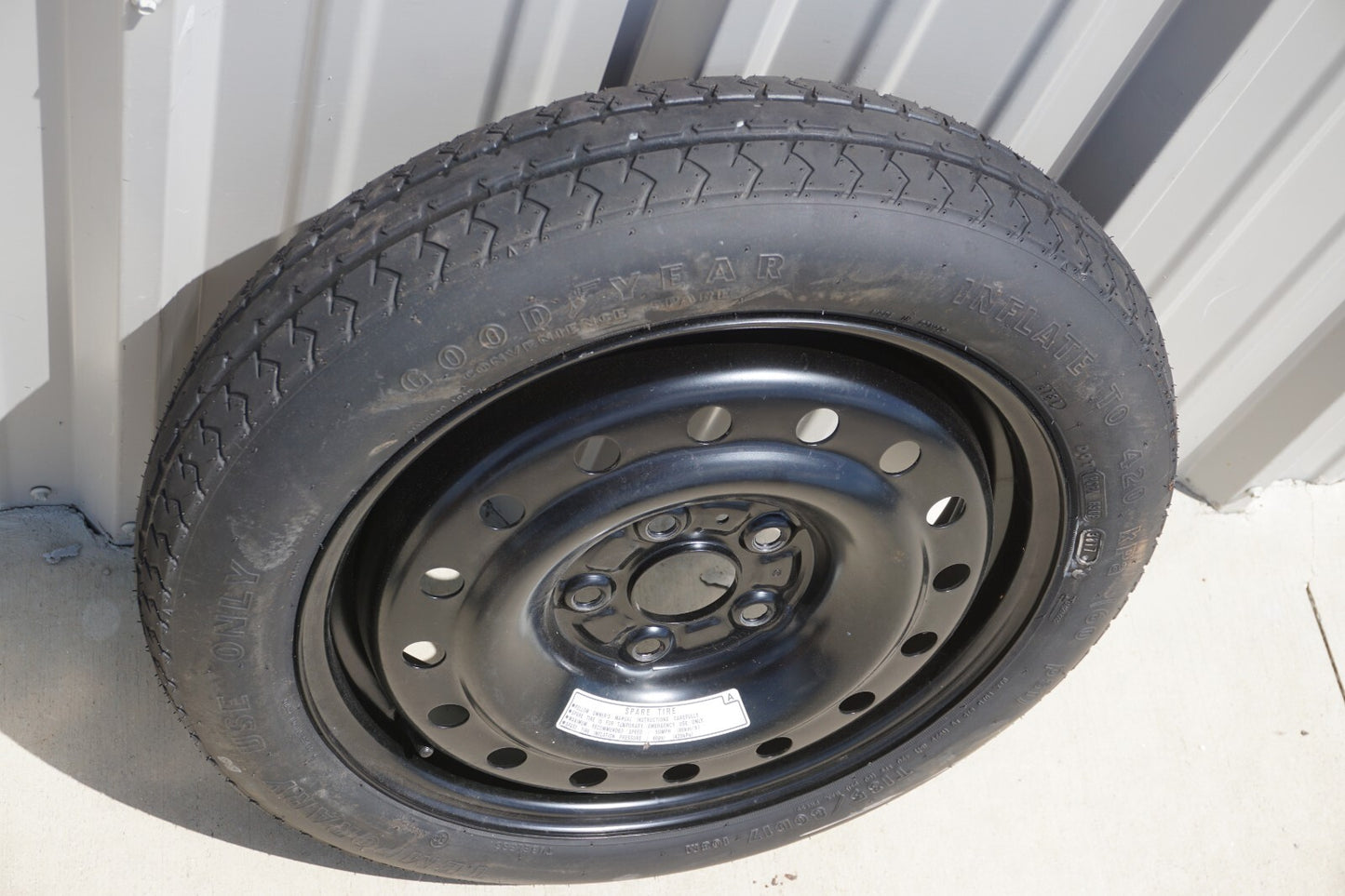 18-23 Honda Odyssey Spare Tire T135/80D17 OEM