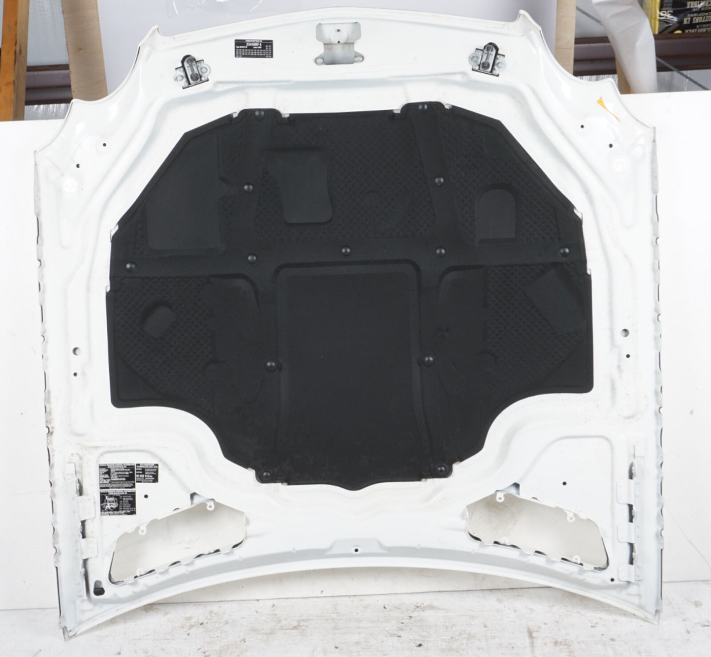03-08 Mercedes R230 SL500 SL550 SL55 AMG Hood Cover Panel Assembly WHITE