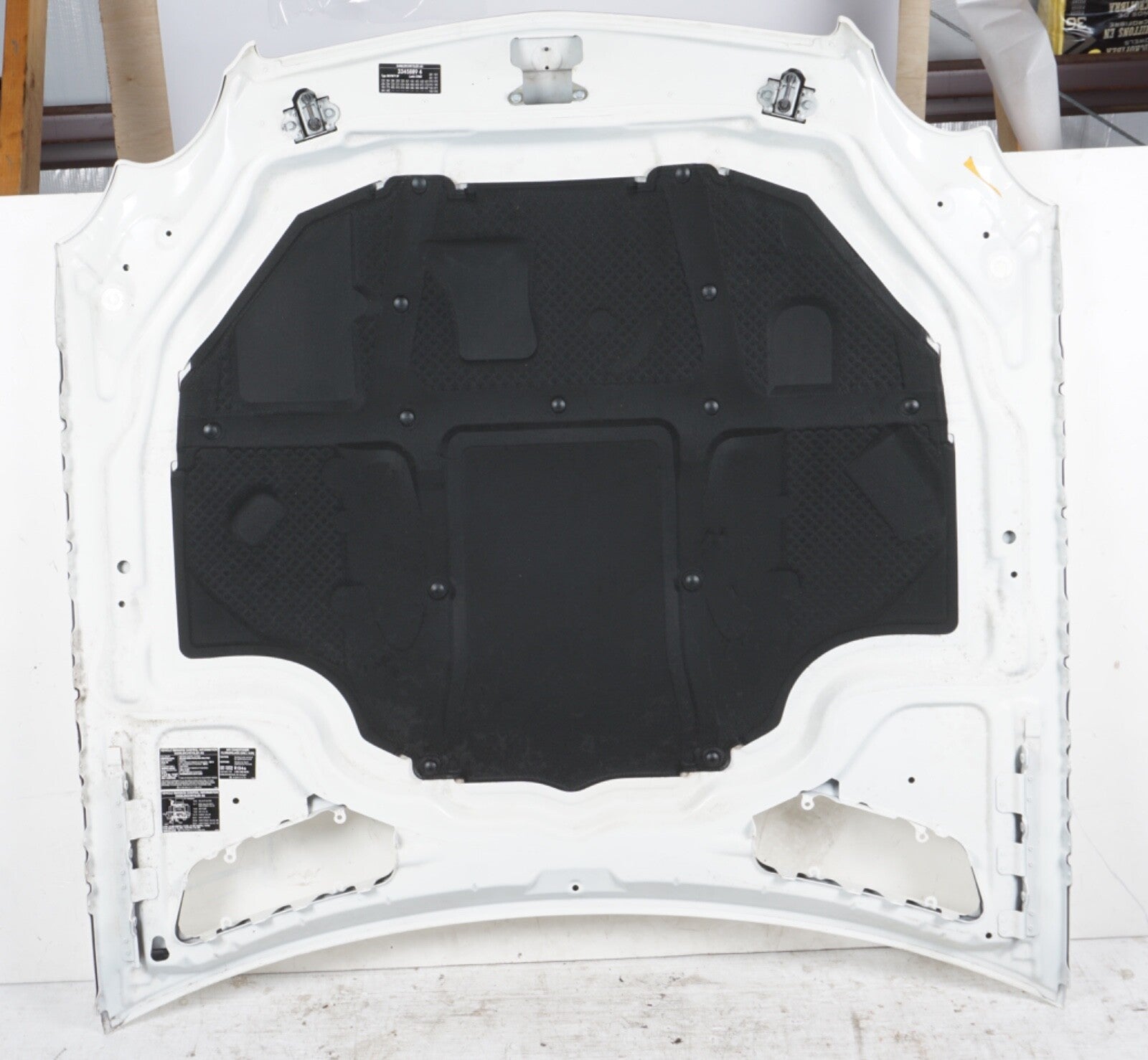 03-08 Mercedes R230 SL500 SL550 SL55 AMG Hood Cover Panel Assembly WHITE