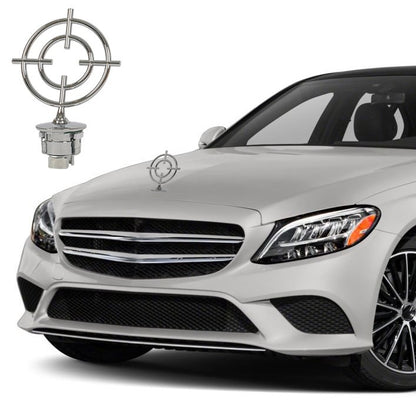 For Mercedes-Benz Front Hood Ornament Mounted Standing Star Badge Emblem US NEW