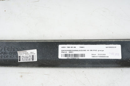 MERCEDES R231 SL-CLASS REAR GLASS WINDOW WINDSHIELD TRIM COVER BEZEL GREIGE GREY