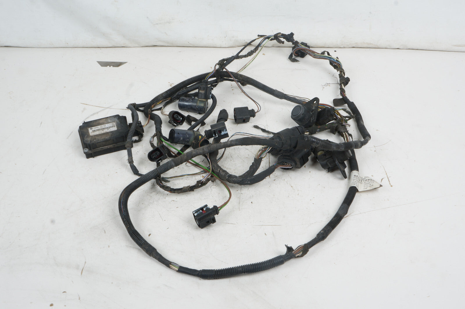 05 - 10 Audi A8 S8 FRONT PARKING PDC DISTANCE WIRE HARNESS SENSORS 4E0971095 OEM