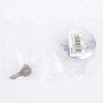 United Pacific S1301 Triple Chrome Vented Locking Gas Cap w/2 Keys