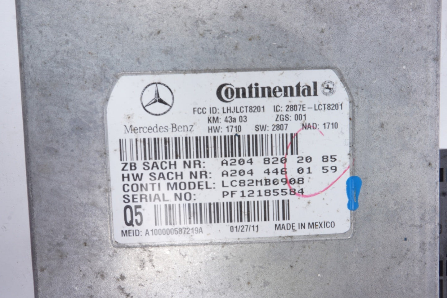 06-09 Mercedes W219 CLS550 ML350 CLK550 CL550 Phone Voice Control Module OEM