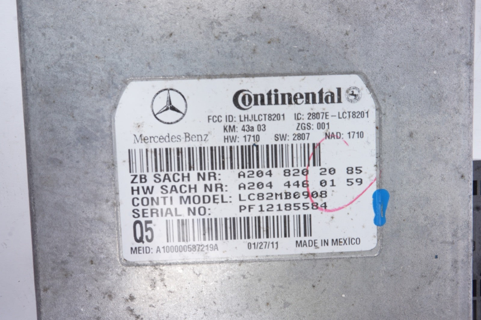 06-09 Mercedes W219 CLS550 ML350 CLK550 CL550 Phone Voice Control Module OEM
