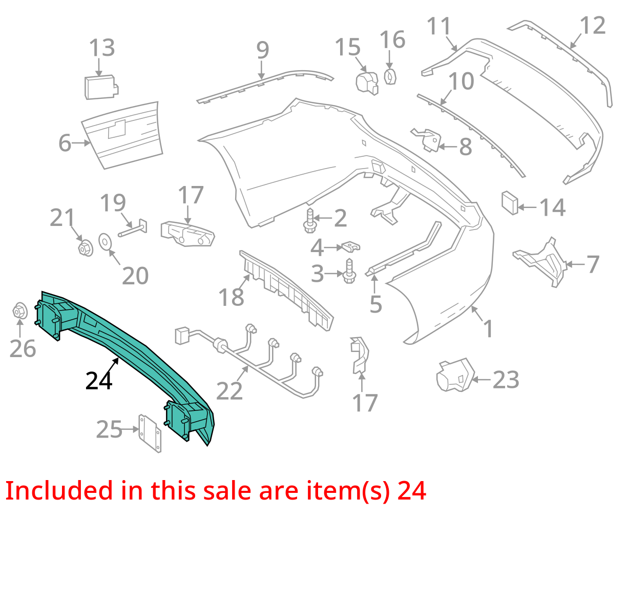 2010-2017 Mercedes W207 E350 E400 E500 COUPE CONVERTIBLE REAR REINFORCEMENT
