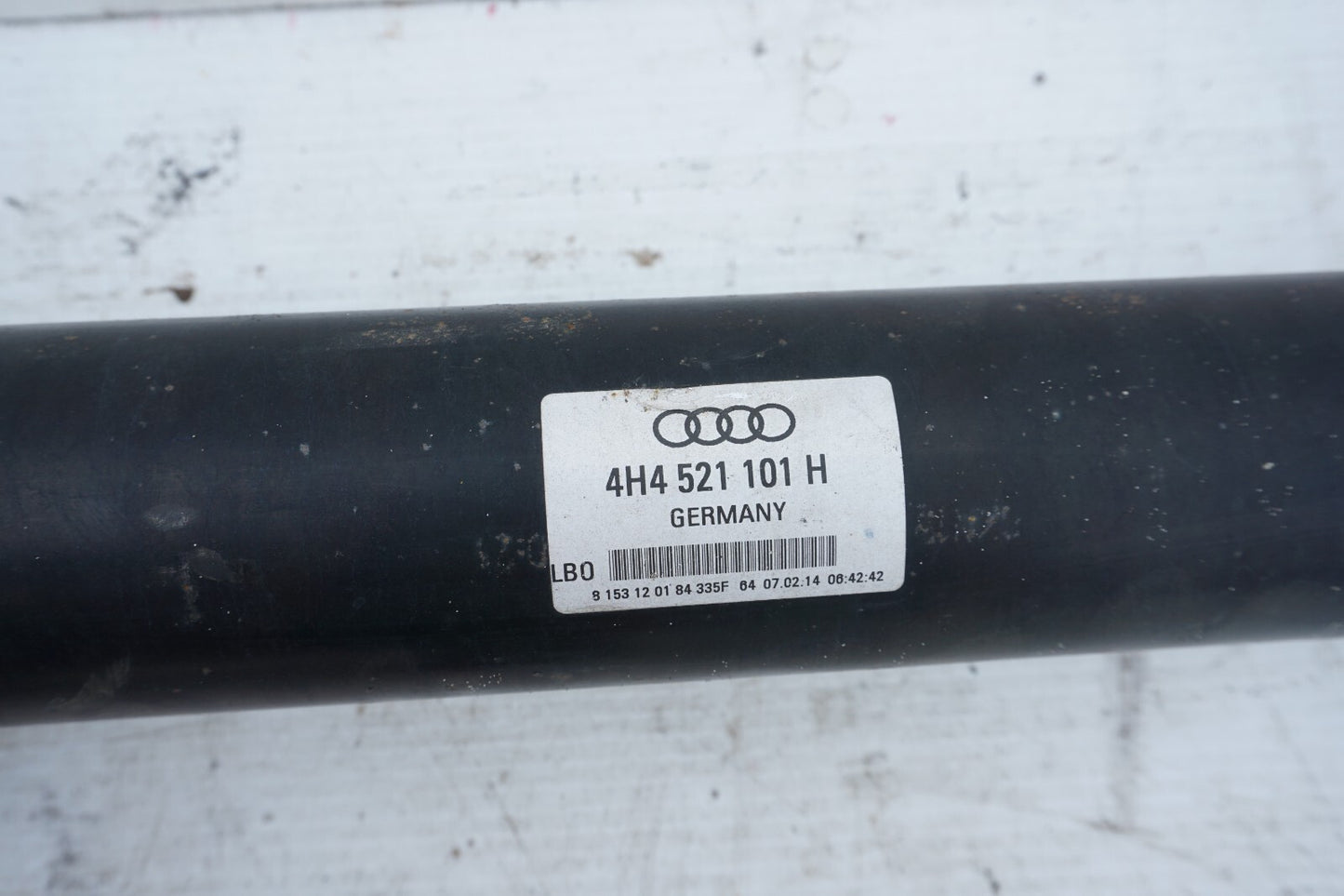 11 - 17 AUDI A8 A8L 3.0L REAR DRIVESHAFT PROPELLER SHAFT 4H4521101H OEM