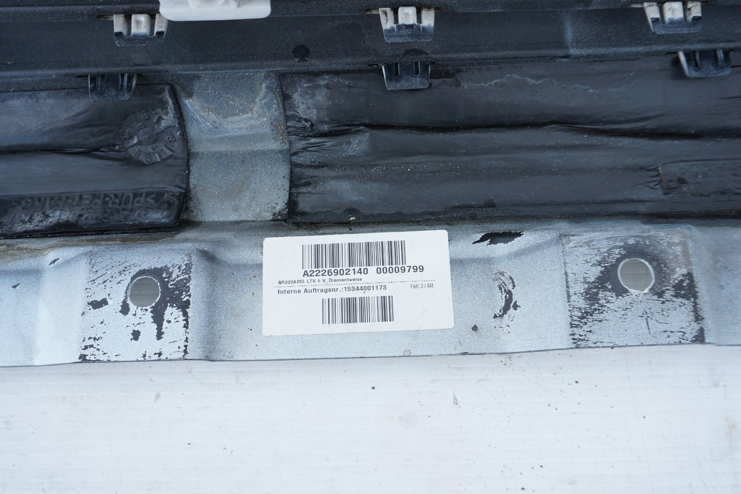 14 - 17 Mercedes S550 W222 Left Driver Side Rocker Panel Skirt Molding OEM