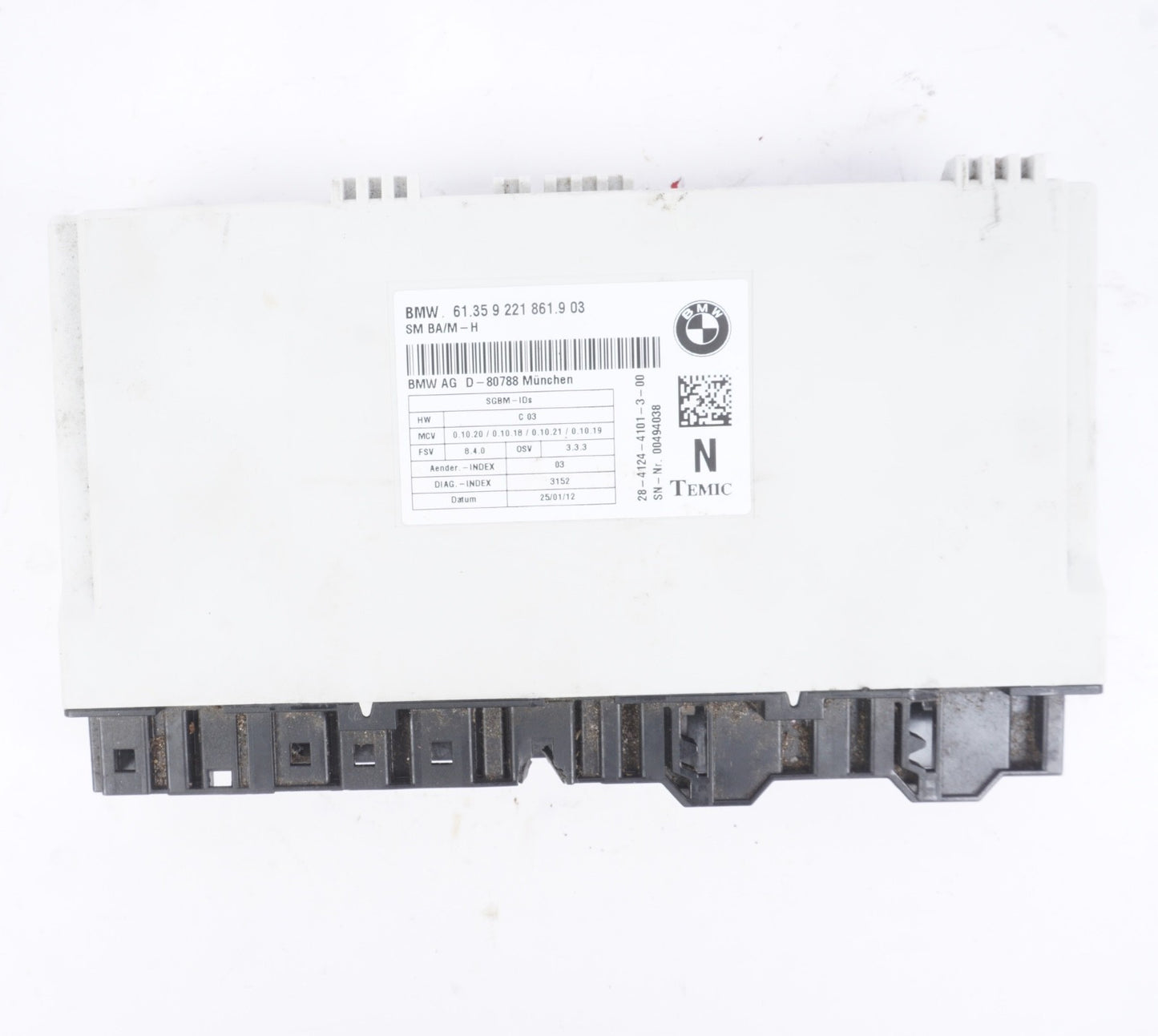 07-13 BMW 328i 335i E92 COUPE FRONT LEFT OR RIGHT SEAT CONTROL MODULE 9134667