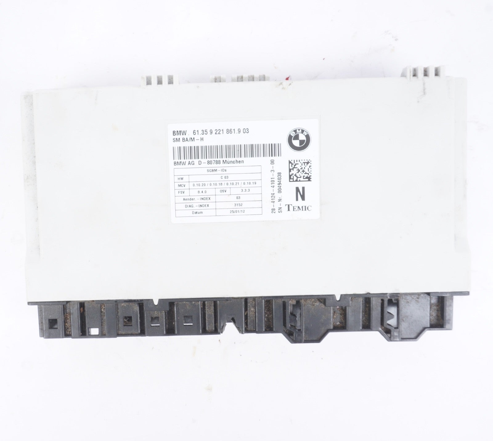 07-13 BMW 328i 335i E92 COUPE FRONT LEFT OR RIGHT SEAT CONTROL MODULE 9134667
