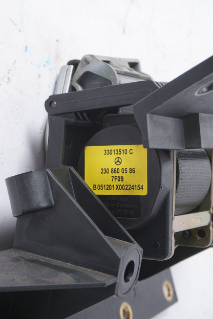 03-08 Mercedes R230 SL500 SL55 REAR LEFT DRIVER SIDE SEAT BELT RETRACTOR OEM